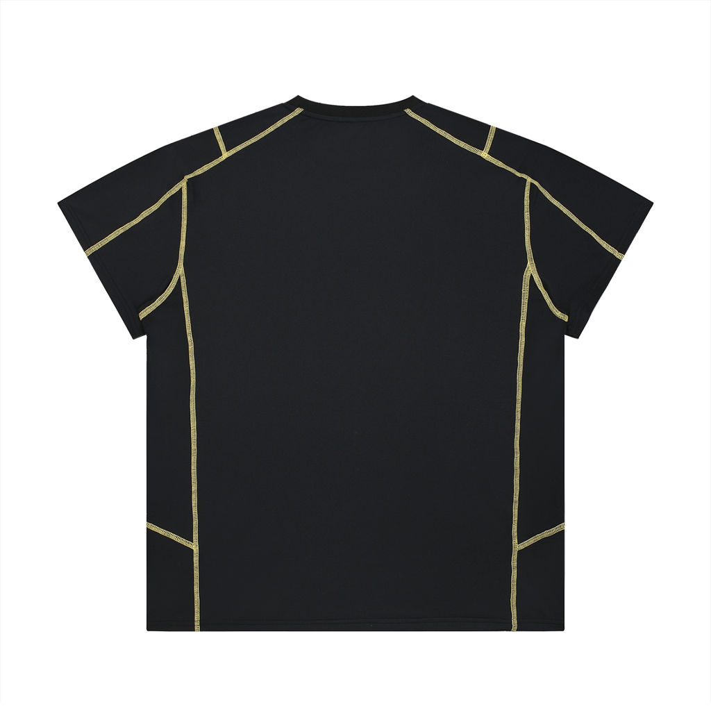 Unisex Contrast Stitch  Regular Fit T-Shirt