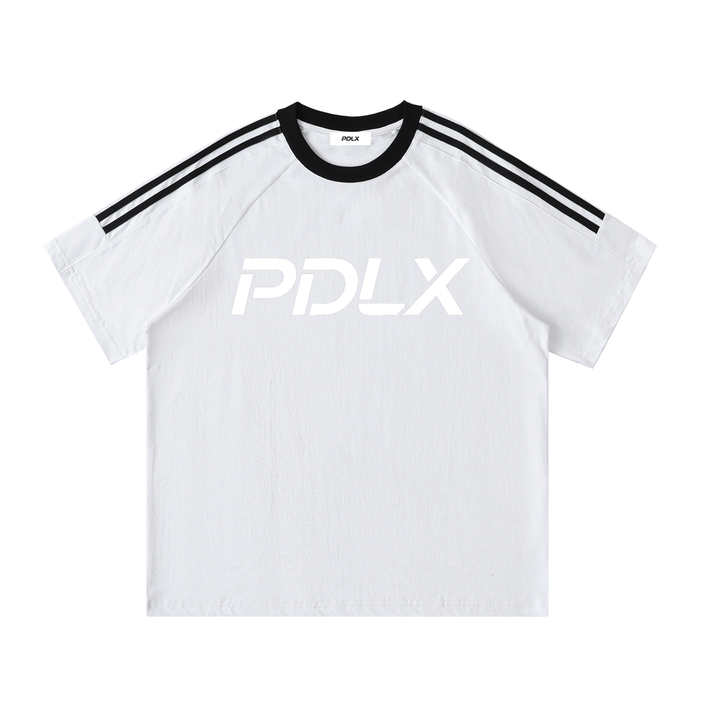 Unisex Colorblock Striped T-Shirt
