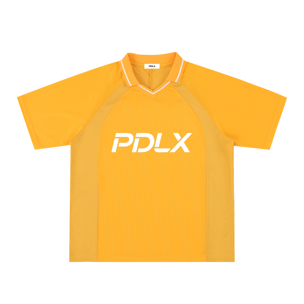 Striped V-Neck Soccer Jersey