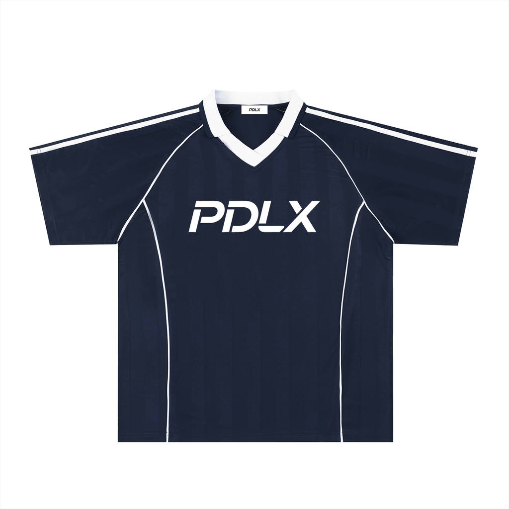 Shadow Stripe Collared Soccer Jersey