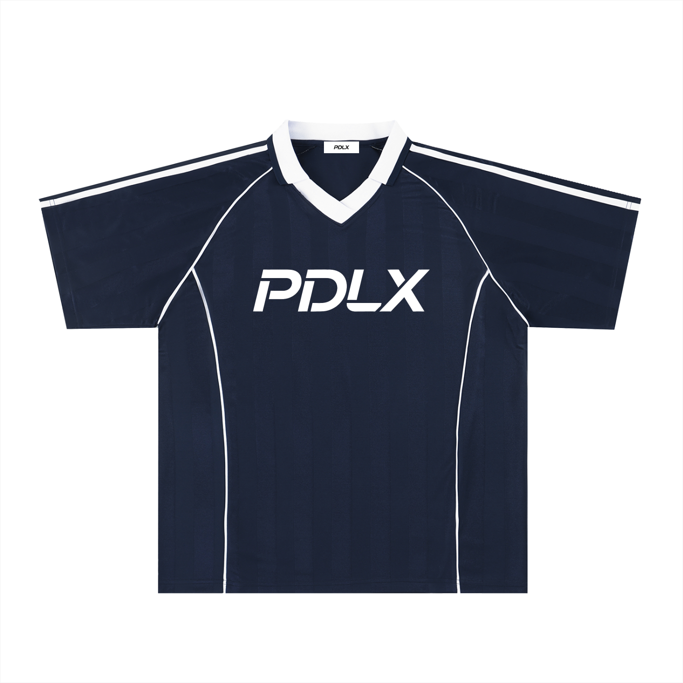Shadow Stripe Collared Soccer Jersey