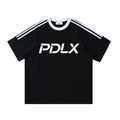 Contrast Tape Crewneck Cotton T-Shirt