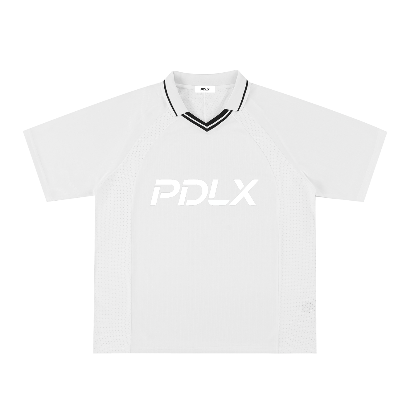 Striped V-Neck Soccer Jersey