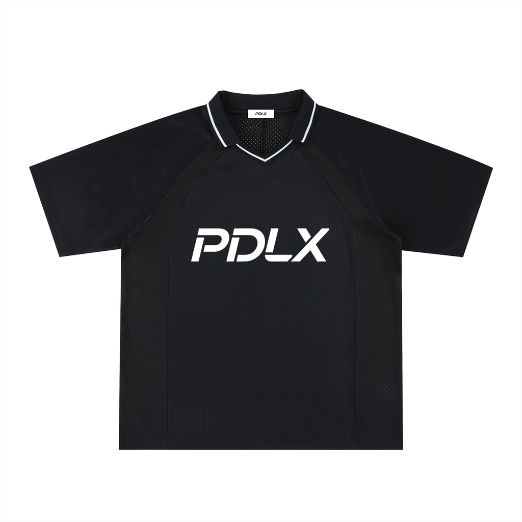 Striped V-Neck Soccer Jersey