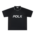 Striped V-Neck Soccer Jersey